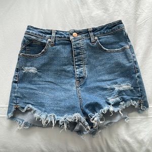 Free People Jean Shorts